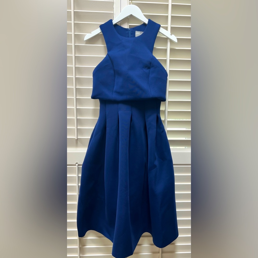 Royal Blue Scuba Dress